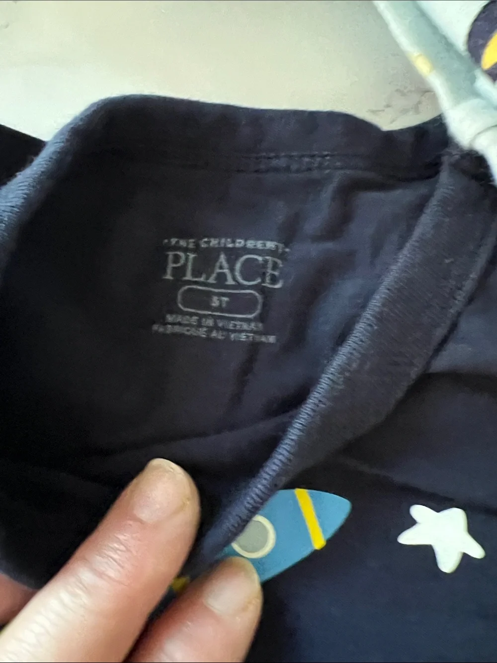 The Children's Place Navy Space & Planet Graphic Tee